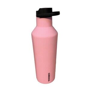Corkcicle 32oz. Sports Canteen Matte Pink Hydration Camping Hiking